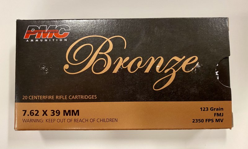 PMC 7.62x39 Brass Case - 500 rounds  Picture
