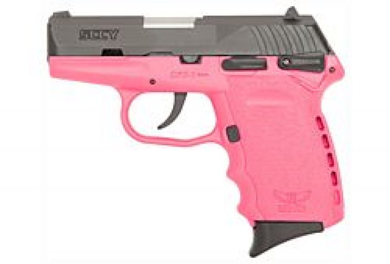 SCCY CPX1-CB PISTOL DAO 9MM 10RD BLACK/PINK MANUAL SAFETY Picture