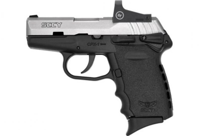  SCCY CPX1-TT W/RED DOT DAO 9MM 10RD SS/BLACK W/SAFETY Picture