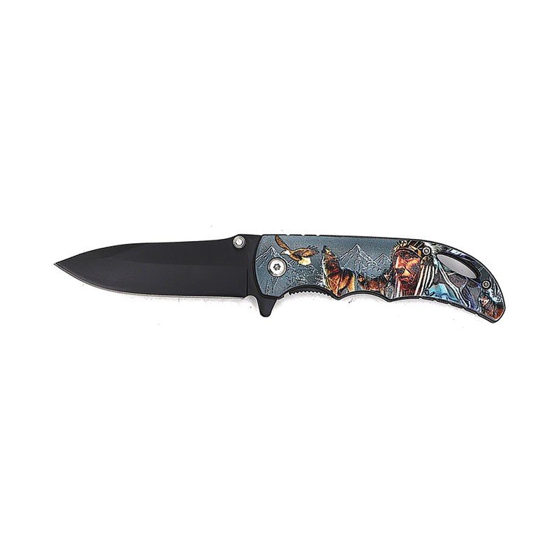 ElitEdge Assisted Opening Knife - Indian Picture