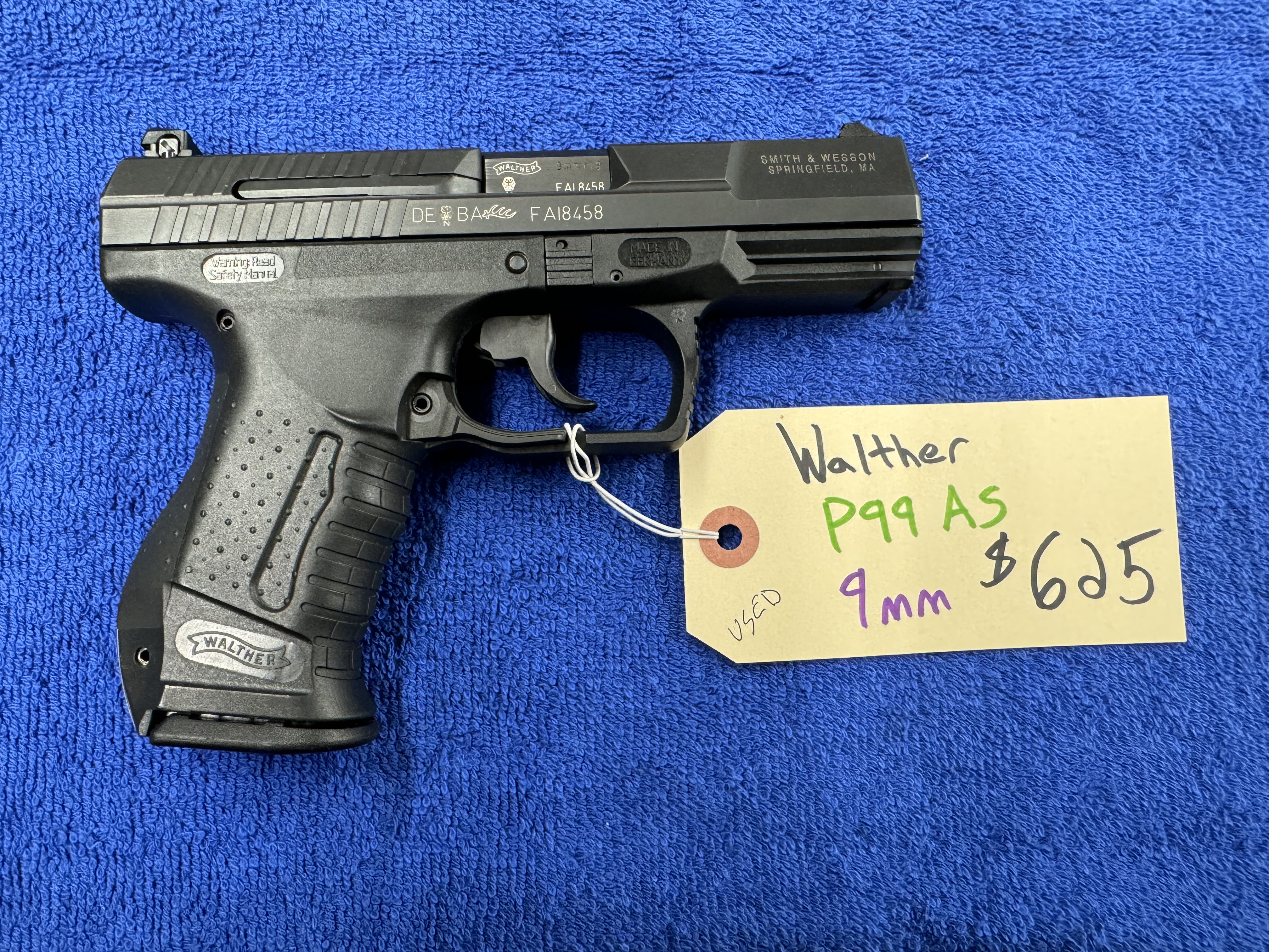 Walther p99 AS 9mm